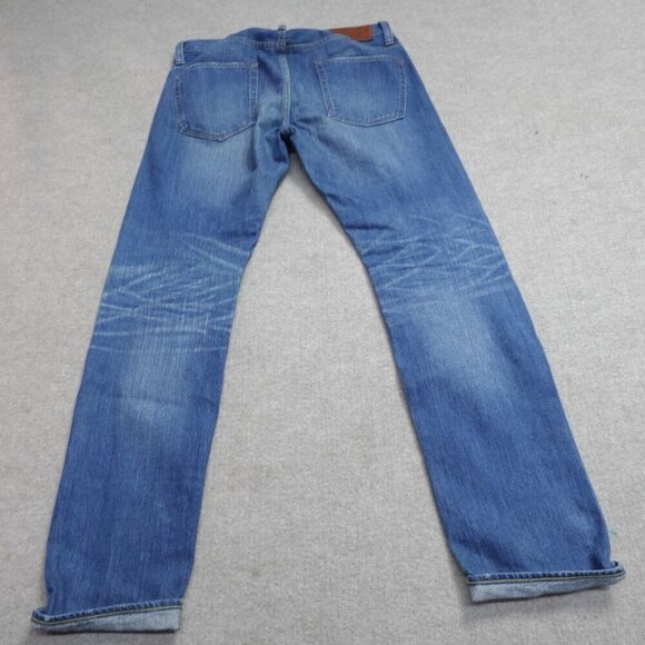 JOURNAL STANDARD Relume Jeans 32 x 31 Blue Cotton Selvedge Redline Button - Picture 9 of 11